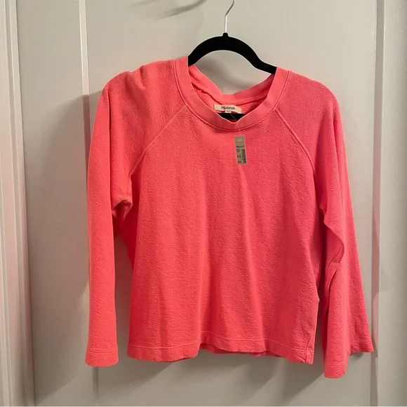 Madewell Terry Raglan Sweatshirt NWT Size XS - Picture 6 of 6